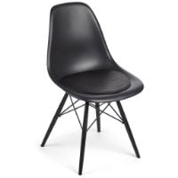 Billede af Natures Collection Premium Quality Calf Leathern Seat Covers Ø: 38 cm - Black