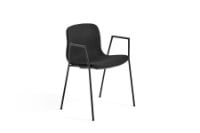 Billede af HAY AAC 19 About A Chair SH: 46 cm - Black Powder Coated Steel/Steelcut 190