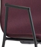 Billede af HAY AAC 19 About A Chair SH: 46 cm - Black Powder Coated Steel/Fiord 591