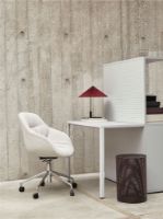 Billede af HAY AAC155 About A Chair Soft SH: 44 cm - Black Powder Coated Aluminium / Bolgheri LGG60