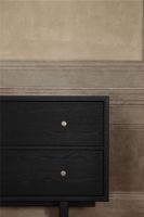 Billede af GUBI Private Sideboard 160x45 cm - Brown/Black Stained Oak