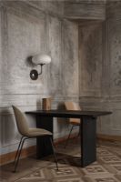 Billede af GUBI Stemlite Wall Lamp Ø: 32 cm - Black Chrome