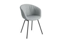 Billede af HAY AAC27 Soft About a Chair Spisebordsstol Fuldpolstret m. Armlæn SH: 46 cm - Black Powder Coated Steel/Remix 123