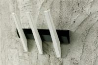 Billede af Hoigaard Tangent-3 Knagerække B:38 cm - Sort/Hvid