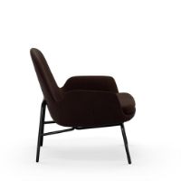 Billede af Normann Copenhagen Era Lounge Chair Low Steel SH: 40 cm - City Velvet Vol 2 / 023