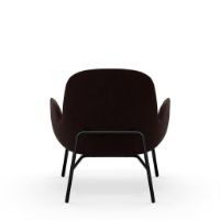 Billede af Normann Copenhagen Era Lounge Chair Low Steel SH: 40 cm - City Velvet Vol 2 / 023