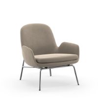 Billede af Normann Copenhagen Era Lounge Chair Low Chrome SH: 40 cm - City Velvet Vol 2 / 096