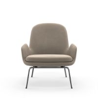 Billede af Normann Copenhagen Era Lounge Chair Low Chrome SH: 40 cm - City Velvet Vol 2 / 096
