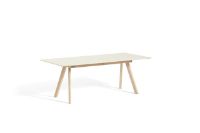 Billede af HAY CPH 30 Extendable Table 200/400x90x74 cm - Soaped Solid Oak/Off White Linoleum