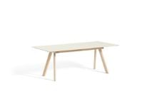 Billede af HAY CPH 30 Extendable Table 200/400x90x74 cm - Soaped Solid Oak/Off White Linoleum