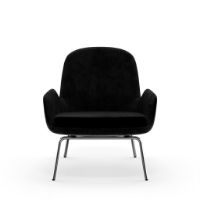 Billede af Normann Copenhagen Era Lounge Chair Low Chrome SH: 40 cm - City Velvet Vol 2 / 099