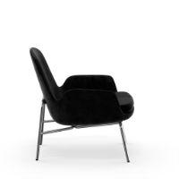 Billede af Normann Copenhagen Era Lounge Chair Low Chrome SH: 40 cm - City Velvet Vol 2 / 099