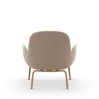 Billede af Normann Copenhagen Era Lounge Chair Low Oak SH: 40 cm - City Velvet Vol 2 / 070