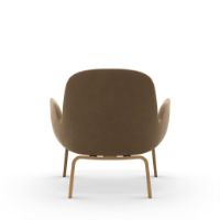 Billede af Normann Copenhagen Era Lounge Chair Low Oak SH: 40 cm - City Velvet Vol 2 / 077