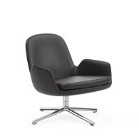 Billede af Normann Copenhagen Era Low Swivel Alu SH: 40 cm - Ultra Leather / Anthrazite 41580