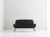 Billede af Normann Copenhagen Era Sofa Steel L: 145 cm - Ultra Leather / Black 41599