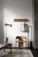 Billede af Kristina Dam Studio Collector Dining Chair SH: 48 cm - Mørkolieret Eg / Læder