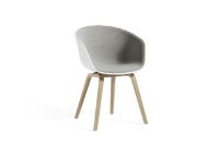 Billede af HAY AAC 22 About A Chair Front Upholstery SH: 46 cm - Lacquered Oak Veneer/White/Remix 123