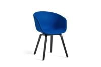 Billede af HAY AAC 23 About A Chair SH: 46 cm - Black Lacquered Oak Veneer/Divina 756