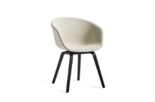 Billede af HAY AAC 23 About A Chair SH: 46 cm - Black Lacquered Oak Veneer/Coda 100