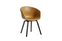 Billede af HAY AAC 23 About A Chair SH: 46 cm - Black Lacquered Oak Veneer/Sense Cognac