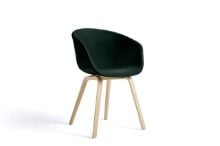 Billede af HAY AAC 23 About A Chair SH: 46 cm - Lacquered Oak Veneer/Lola Dark Green