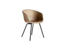 Billede af HAY AAC 27 About A Chair SH: 46 cm - Black Powder Coated Steel/Sense Nougat