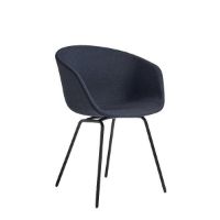 Billede af HAY AAC 27 About A Chair SH: 46 cm - Black Powder Coated Steel/Remix 383
