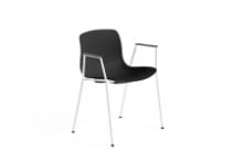 Billede af HAY AAC 18 About A Chair SH: 46 cm - White Powder Coated Steel/Black