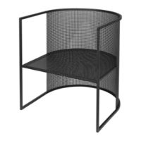Billede af Kristina Dam Studio Bauhaus Lounge Chair SH: 34 cm - Black