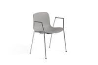 Billede af HAY AAC 18 About A Chair SH: 46 cm - Chromed Steel/Concrete Grey
