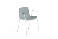 Billede af HAY AAC 18 About A Chair SH: 46 cm - White Powder Coated Steel/Dusty Blue