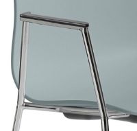 Billede af HAY AAC 18 About A Chair SH: 46 cm - Chromed Steel/Dusty Blue