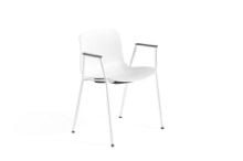 Billede af HAY AAC 18 About A Chair SH: 46 cm - White Powder Coated Steel/White