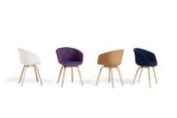 Billede af HAY AAC 23 Soft About A Chair SH: 46 cm - Lacquered Oak Veneer/Remix 686