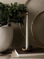 Billede af Ferm Living Bowl Candle Holder Single Ø: 10 cm - Brass OUTLET
