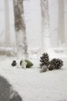 Billede af Kähler Christmas Tales Juleglæde H: 5,5 cm - Hvid