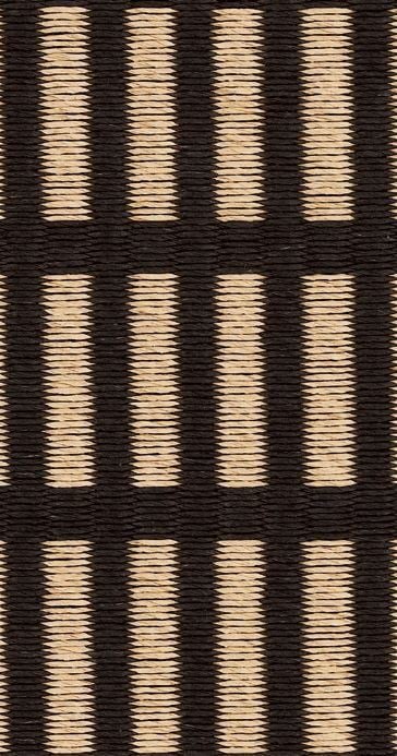 Billede af Woodnotes New York Carpet Sewn Edges 80x200 cm - Black/Natural