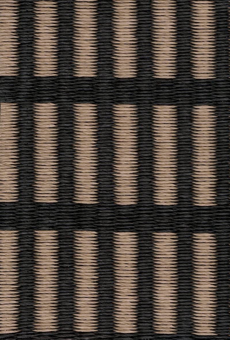 Billede af Woodnotes New York Carpet Sewn Edges 80x200 cm - Black/Antique