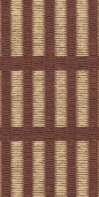 Billede af Woodnotes New York Carpet Sewn Edges 80x200 cm - Reddish Brown/Natural