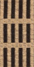 Billede af Woodnotes New York Carpet Sewn Edges 140x200 cm - Natural/Black