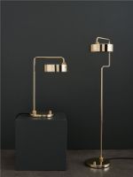 Billede af Made By Hand Petite Machine Floor Lamp 108x32 cm - Brass
