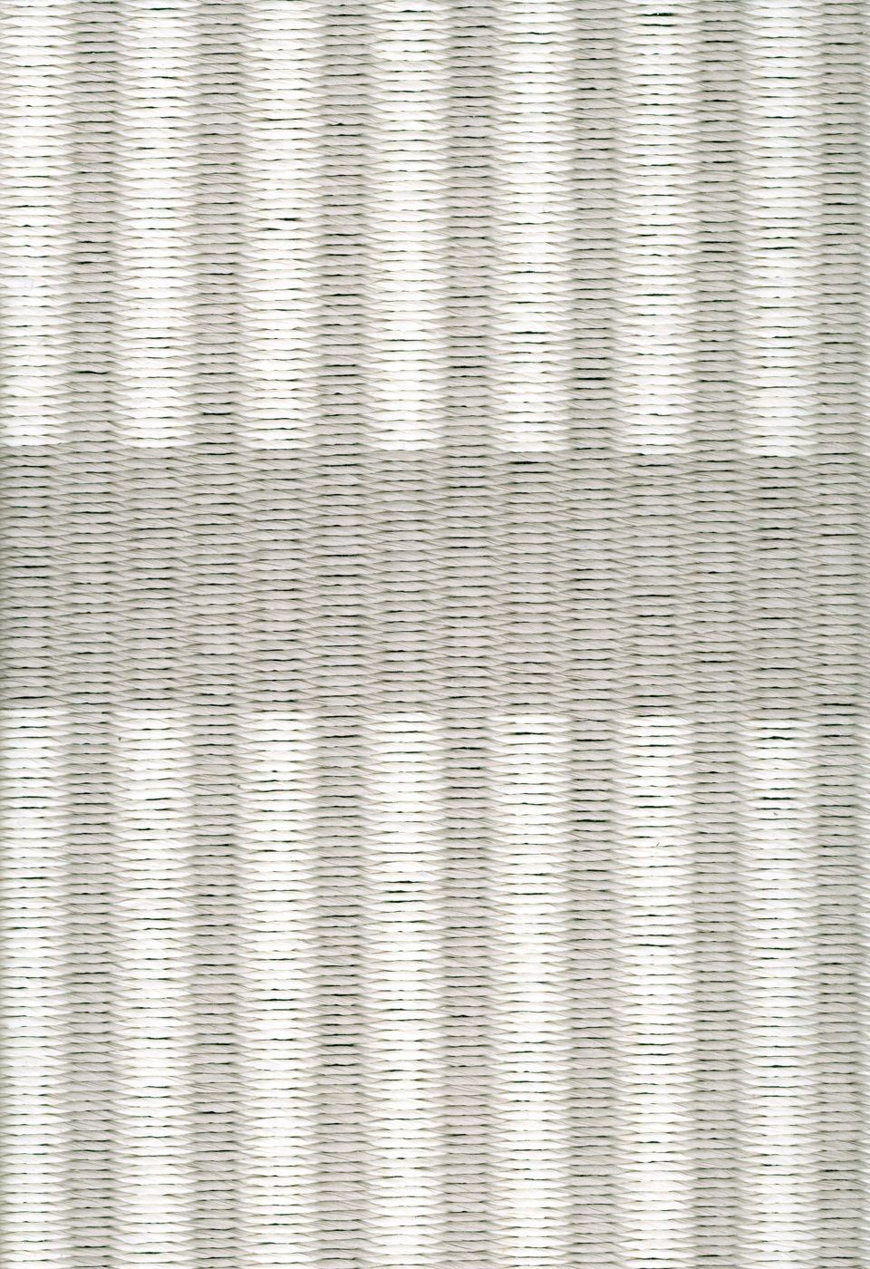 Billede af Woodnotes Cut Stripe Carpet Sewn Edges 80x200 cm - Stone/White