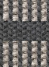 Billede af Woodnotes Cut Stripe Carpet Sewn Edges 80x200 cm - Graphite/Stone