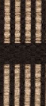 Billede af Woodnotes Cut Stripe Carpet Sewn Edges 80x200 cm - Black/Natural