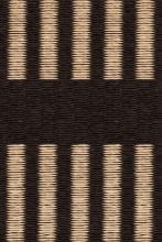 Billede af Woodnotes Cut Stripe Carpet Sewn Edges 140x200 cm - Black/Natural