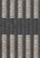 Billede af Woodnotes Cut Stripe Carpet Sewn Edges 140x200 cm - Graphite/Stone