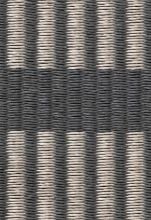 Billede af Woodnotes Cut Stripe Carpet Sewn Edges 140x200 cm - Graphite/Stone