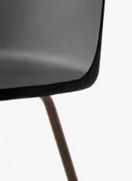 Billede af &Tradition HW6 Rely Chair SH: 46 cm - Black/Bronzed Base