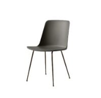 Billede af &Tradition HW6 Rely Chair SH: 46 cm - Stone Grey/Bronzed Base